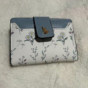 Floral Blue and White Women's Wallet
